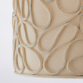 VINGMAST Lamp shade, rope pattern beige, 42 cm
