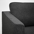 PÄRUP 3-seat sofa with chaise longue, Gunnared dark grey