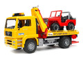 Bruder MAN TGA Breakdown Truck with Cross Country Vehicle 4+