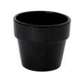 Ceramic Plant Pot GoodHome 10.5 cm, black