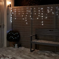 Christmas Lights Icicles 720 LED, cool white, indoor