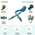 CHABA Adjustable Dog Leash Story III L 25mm/260cm Carnival