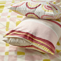 SVARTFIBBLA Throw, pale pink/light yellow, 120x160 cm