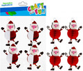 Christmas Self-Adhesive Decoration Santa 4pcs