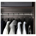 KOMPLEMENT Clothes rail, dark gray, 75 cm