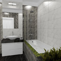 Gres Tile Wall/Floor Athena 61 x 61 cm, bianco, 1.49 m2