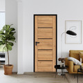 Internal Door Fortia Bolzano 70, right, grandson oak