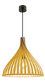 GoodHome Pendant Lamp Crozon E27, yellow