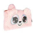 Pencil Case Plush Big Eyes, pink