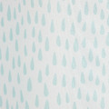 RÅNEÄLVEN Shower curtain, white/turquoise, 180x180 cm