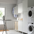 ENHET Laundry, white, 190x63.5x222.5 cm