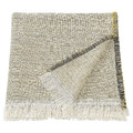 VÄXELBRUK Throw, grey-yellow, 130x170 cm