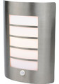 GoodHome Outdoor Wall Lamp Grandy, motion sensor, 1 x 40 W E27, brushed steel