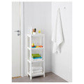 VESKEN Shelf unit, white, 36x23x100 cm