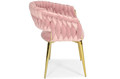 Designer Glamour Chair IRIS LUX, powder pink