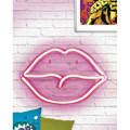 LED Lamp Lips Mouth Neon