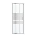 GoodHome Sliding Shower Door Beloya 80 cm, chrome/mirror glass