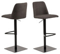 Bar Stool with Backrest Avanja Anthracite