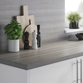 Kitchen Splashback Laminated Wall Panel Kabsa 0.8 x 60 x 300 cm, grey oak