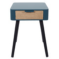 Nightstand Bedside Table Padano, blue