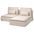 SÖDERHAMN 2-seat sofa with chaise longue, Gransel natural