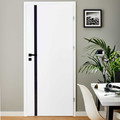 Internal Door Exmoor 80, right, white, black line