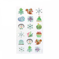 Christmas Stickers 115x215, pastel, 1 set, assorted