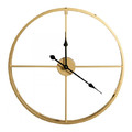 Wall Clock 60 x 6 x 60 cm, gold