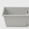 FÅNGGRÖDA Insert with compartments, light grey, 48x18x14 cm