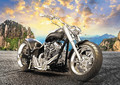 Trefl Jigsaw Puzzle Black Motorcycle 500pcs 8+