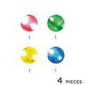 Cleverclixx Balls Pack Dazzling Lights - 4 Pieces 3+