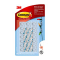 3M Command Transparent Decorating Clips, Pack of 20