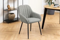 Upholstered Dining Chair Trudy, light grey