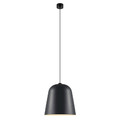 GoodHome Pendant Lamp Calume E27 38cm, matt black