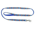 CHABA Dog Leash Patterned 20mm x 130cm, blue