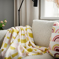 SVARTFIBBLA Throw, pale pink/light yellow, 120x160 cm