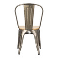 Chair Paris Wood, metallic, pine natural