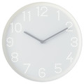 TROMMA Wall clock, low-voltage/white, 25 cm