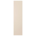 REINSVOLL Door with hinges, grey-beige, 50x195 cm