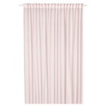 STENFRÖ Sheer curtain, 1 piece, with heading tape/pink, 300x300 cm