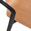 Chair Bella, black/natural