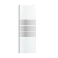 GoodHome Walk-in Shower Panel Beloya 70cm, chrome/mirror glass