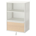 BEKANT Storage unit, mesh, white, 61x101 cm