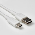 SITTBRUNN USB-A to USB-C, white, 2 m