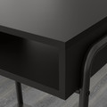 SETSKOG Nightstand, black, 45x35 cm