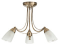 Ceiling Light Colours Trivia 3 x 40W E14, antique brass