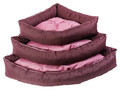 Diversa Dog Bed Corner Size S, burgundy-pink