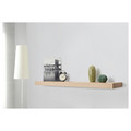 LACK Wall shelf, white stained oak effect, 190x26 cm