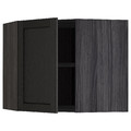 METOD Corner wall cabinet with shelves