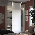 PAX / MEHAMN Wardrobe, white/double sided white, 150x66x236 cm